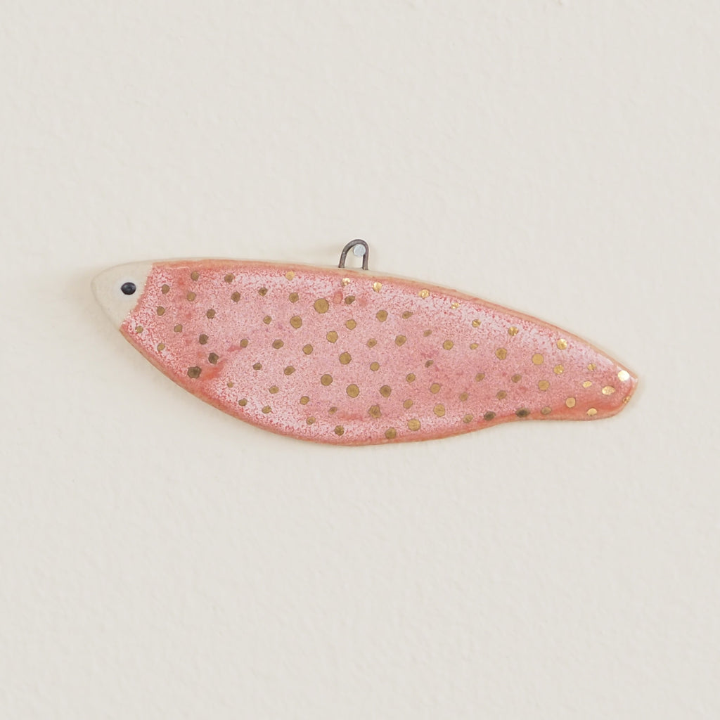 Seconds Collection: Wall Fishie with Golden Dots