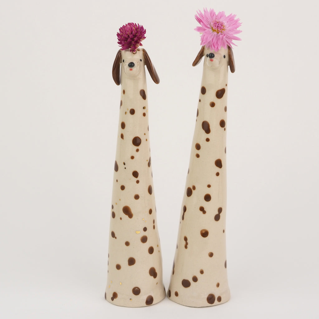 Golden Dots Collection: Twinkie the Weirdo Pup Vase