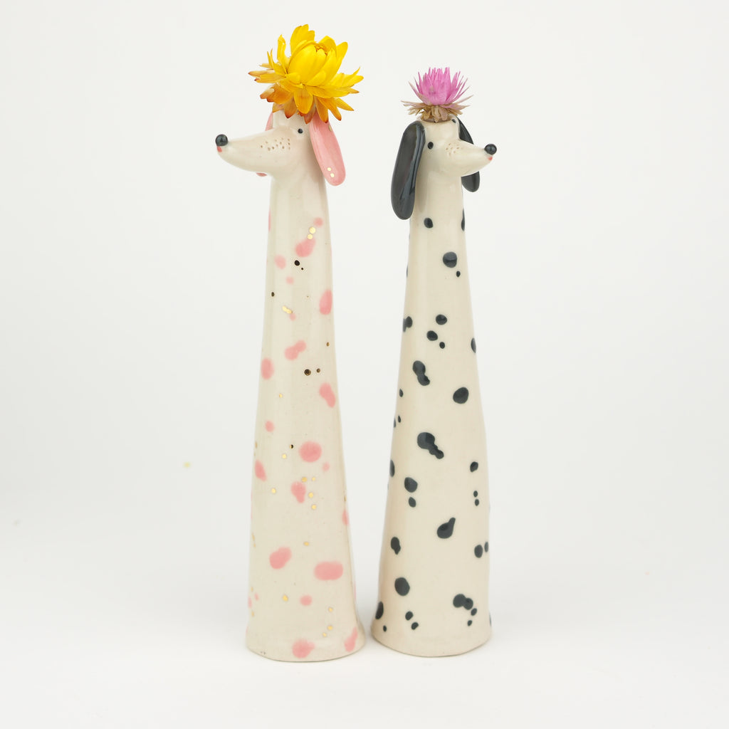 Golden Dots Collection: Pepper the Weirdo Pup Vase