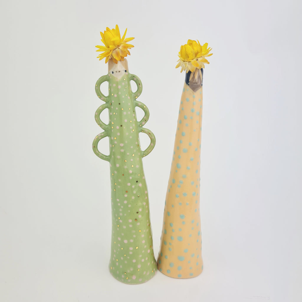 Golden Dots Collection: Emanuelle the Weirdo Bud Vase