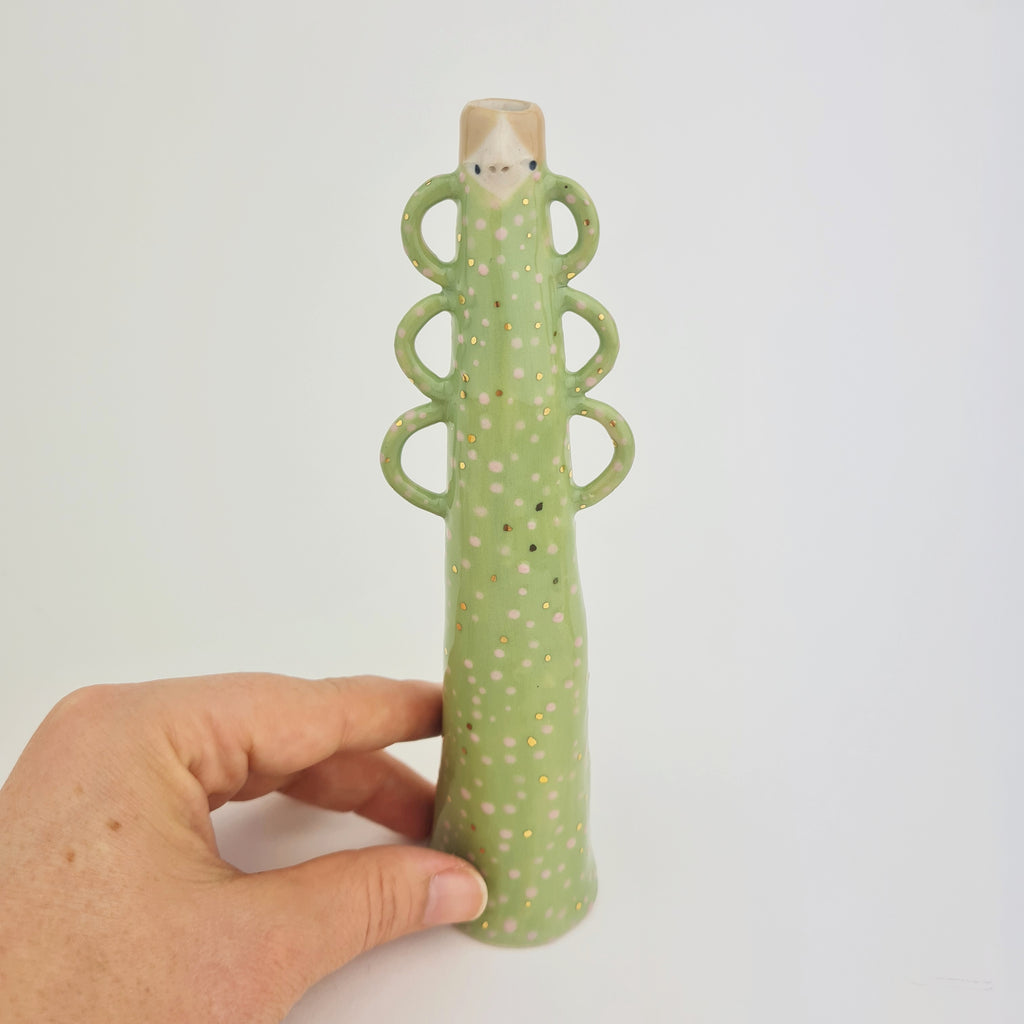 Golden Dots Collection: Emanuelle the Weirdo Bud Vase