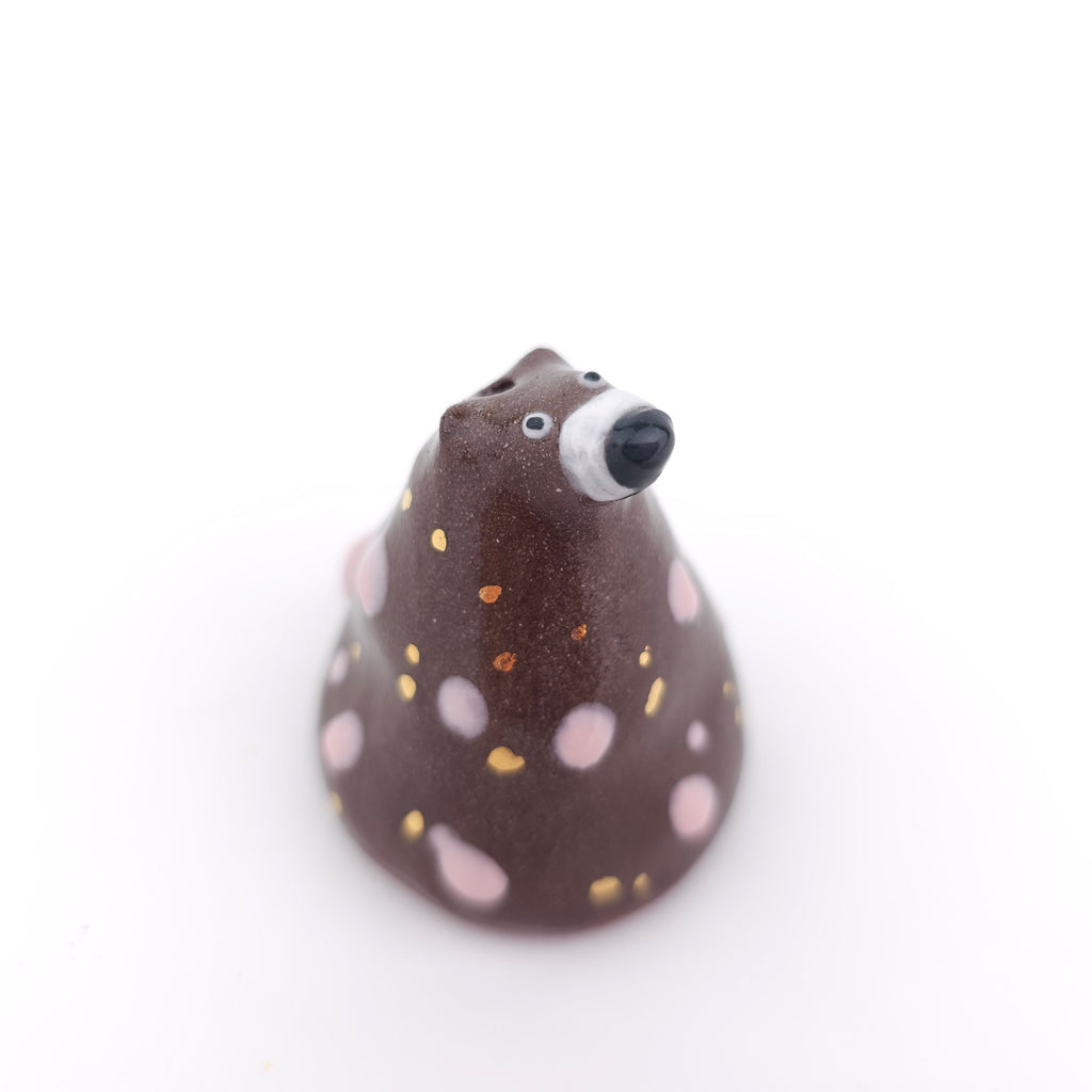 Seconds Collection: Flower Bear Sculpture