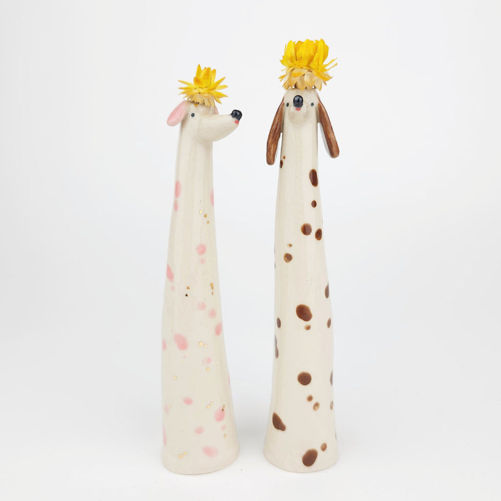 Golden Dots Collection: Meggs the Weirdo Pup Vase