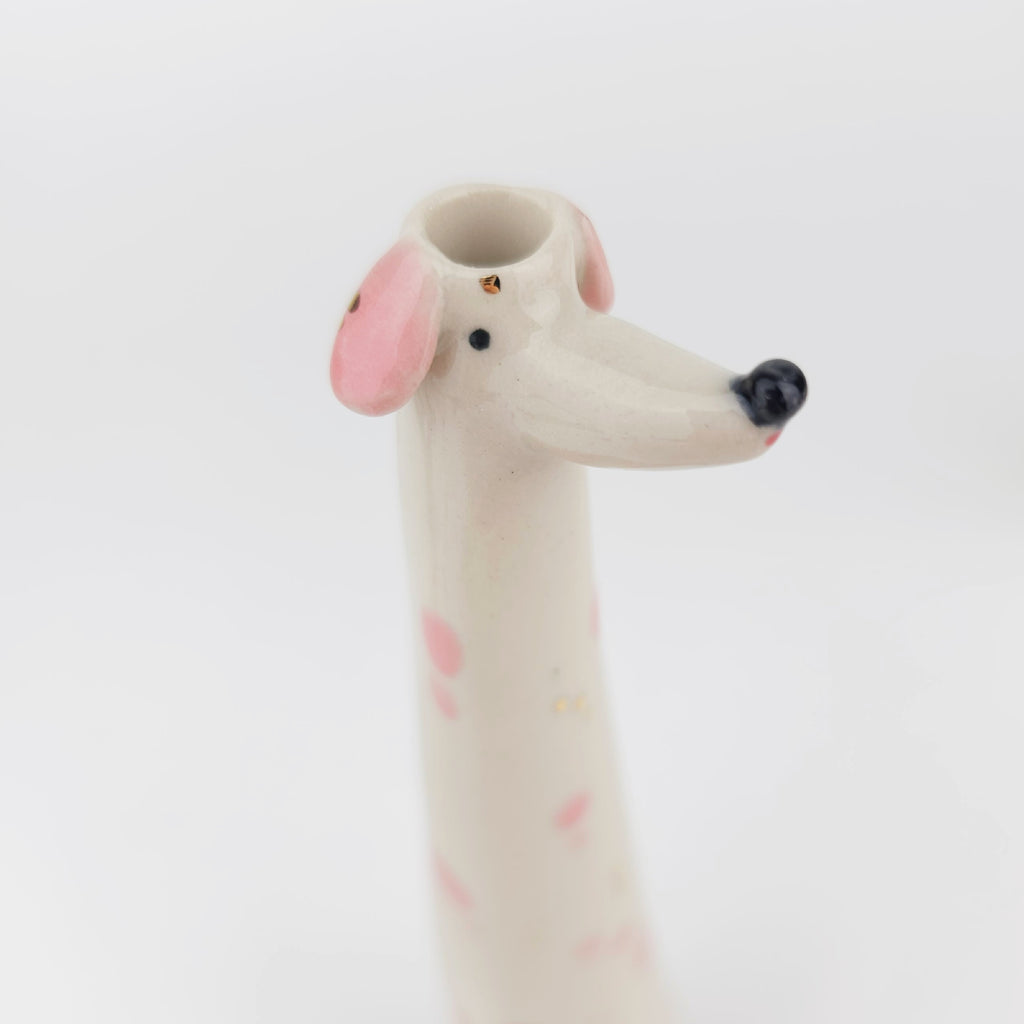 Golden Dots Collection: Meggs the Weirdo Pup Vase