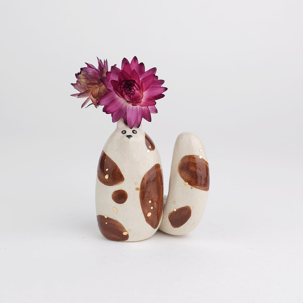 Chunky Kitty Vase