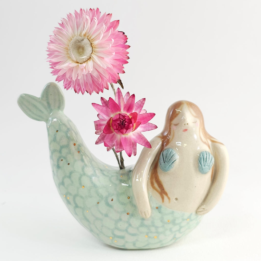 Golden Dots Collection: Mermaid Vase