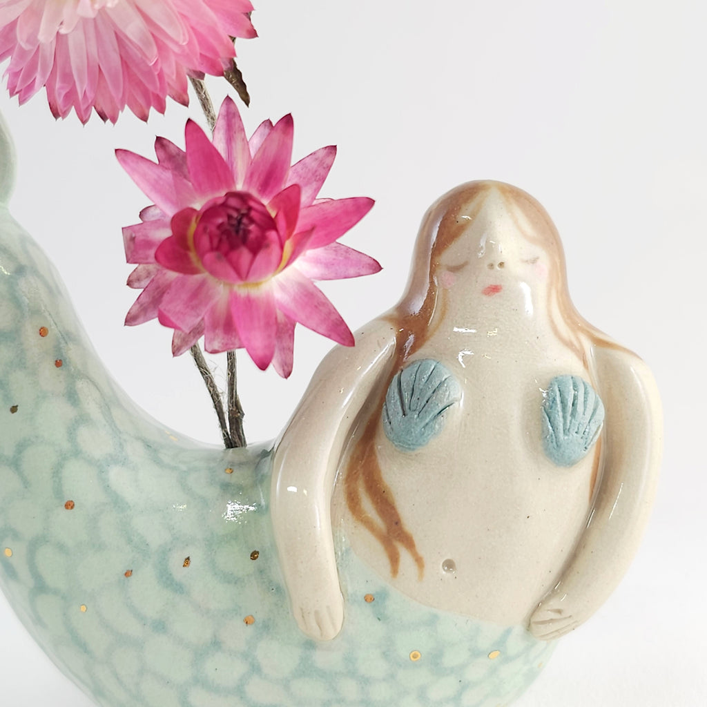 Golden Dots Collection: Mermaid Vase