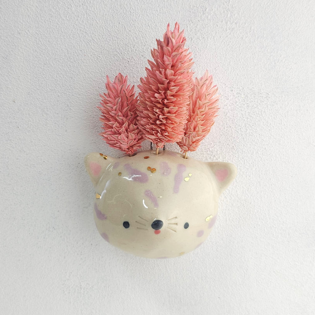 Golden Dots Collection: Wall Vase