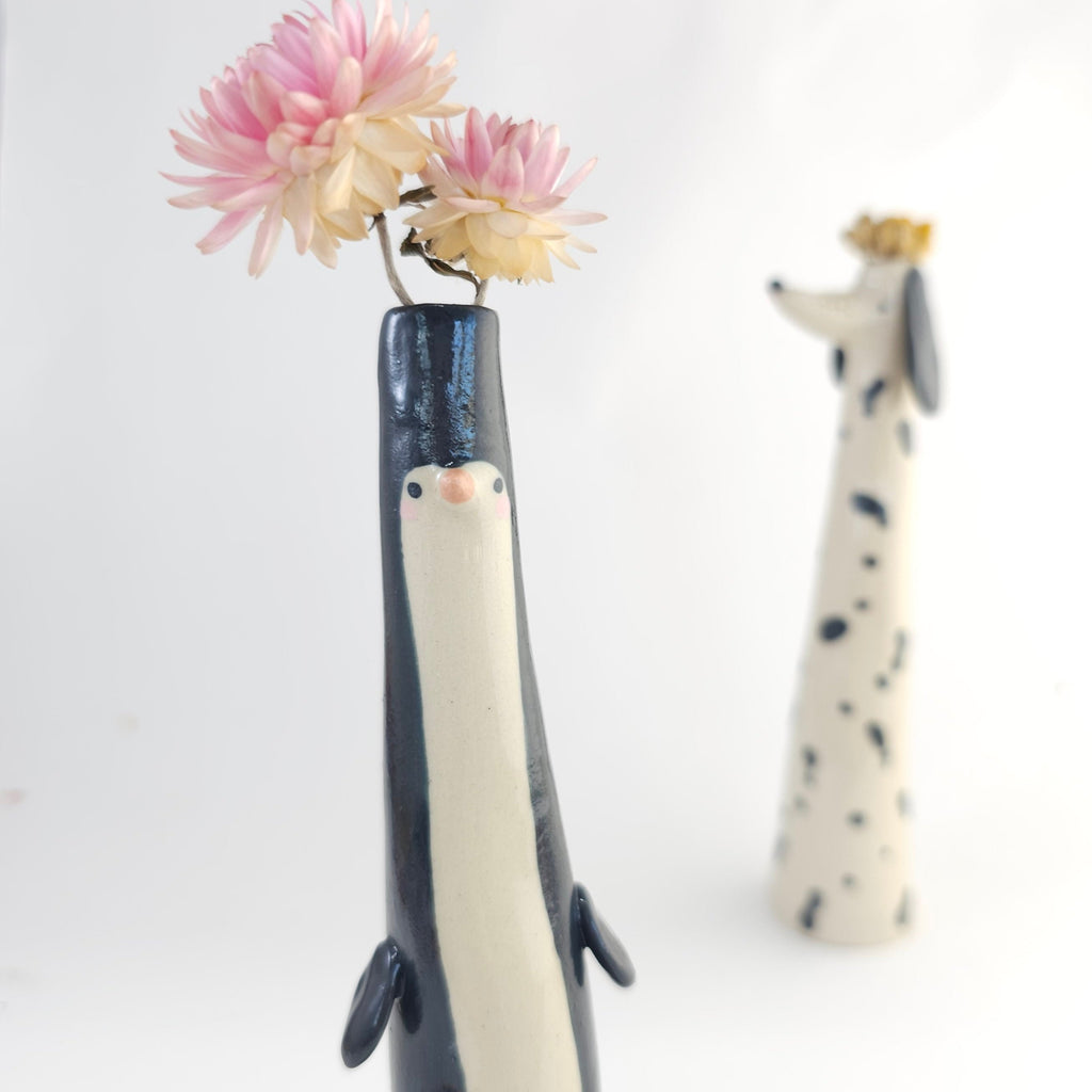 Charlie the Weirdo Penguin Vase