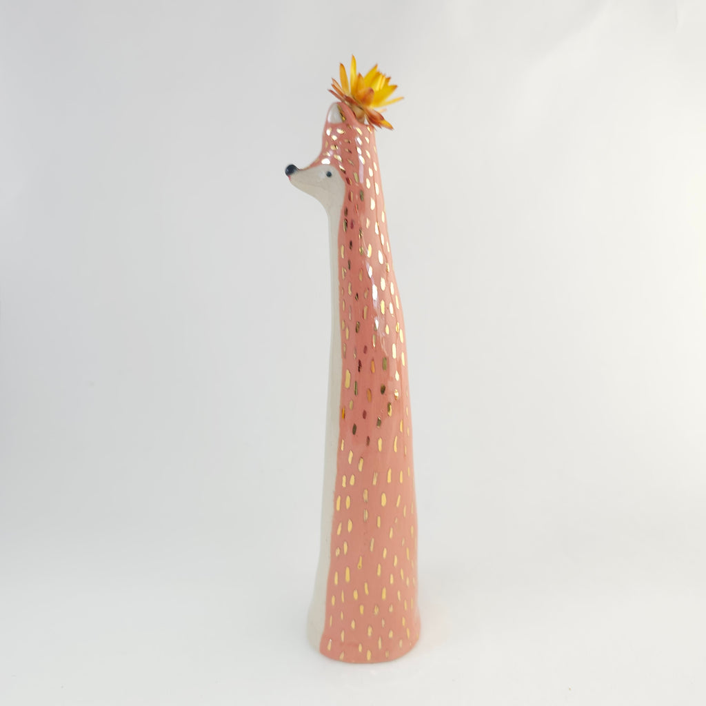 Golden Dots Collection: Autumn the Fox Vase