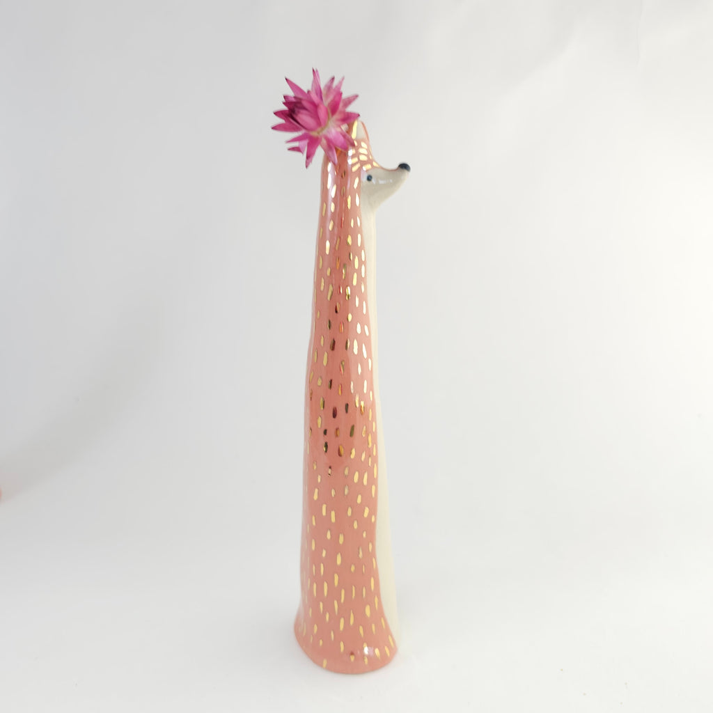 Golden Dots Collection: Ember the Fox Vase