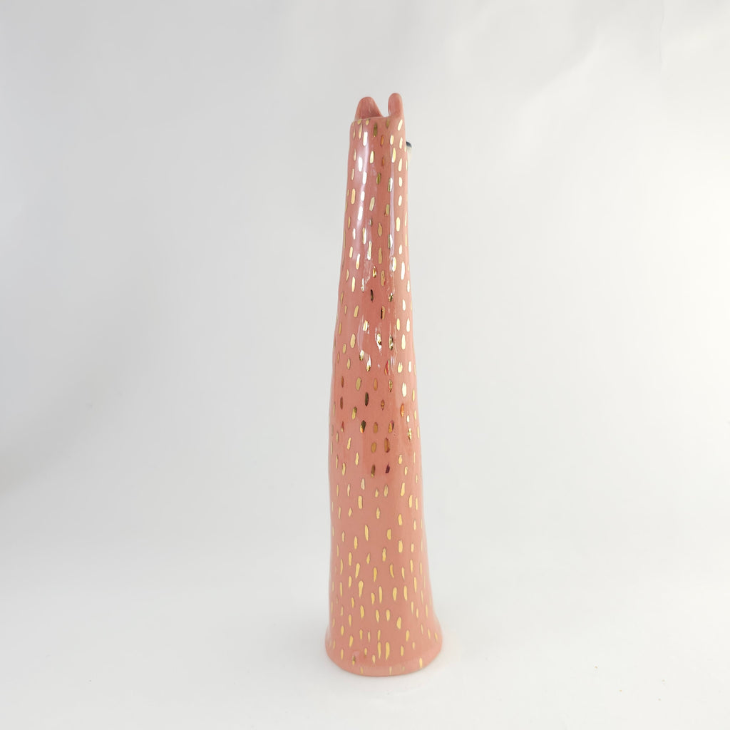 Golden Dots Collection: Ember the Fox Vase