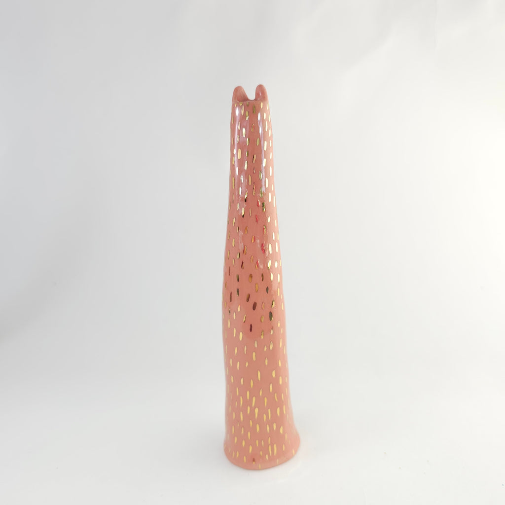 Golden Dots Collection: Ember the Fox Vase