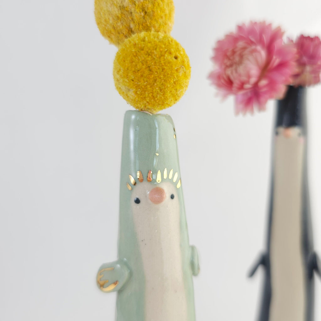 Golden Dots Collection: Polly the Weirdo Bird Vase