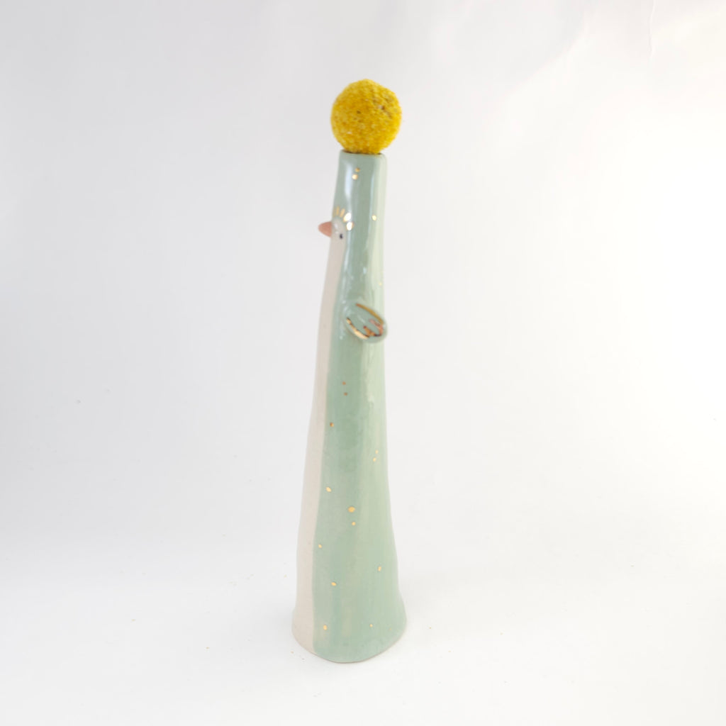 Golden Dots Collection: Polly the Weirdo Bird Vase