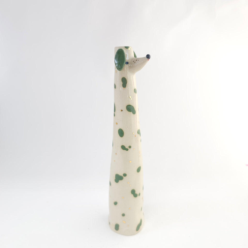 Golden Dots Collection: Mozart the Weirdo Pup Vase