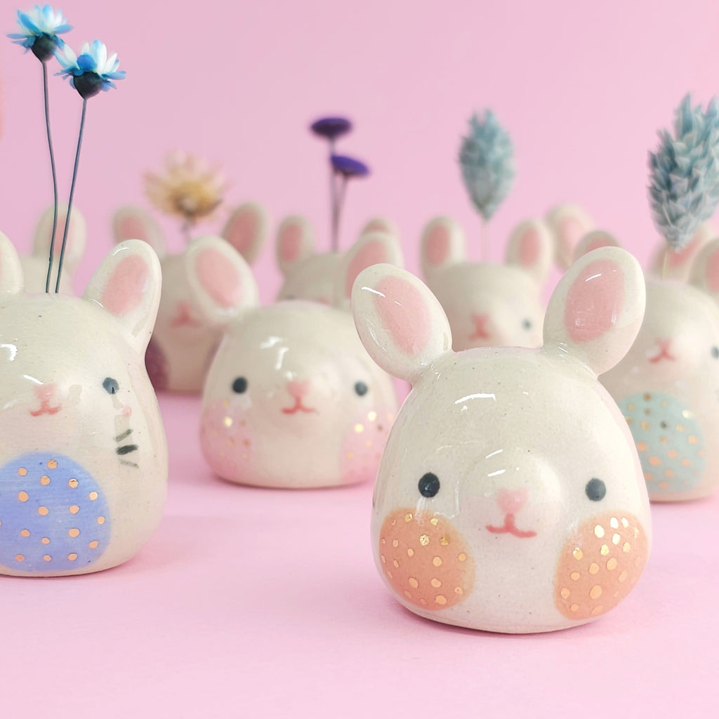 Flower Bunnies (100% handmade)