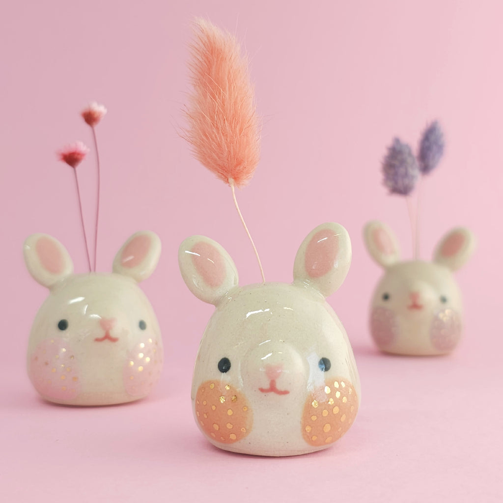 Flower Bunnies (100% handmade)
