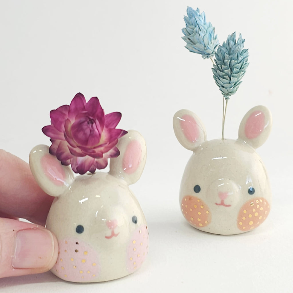 Flower Bunnies (100% handmade)