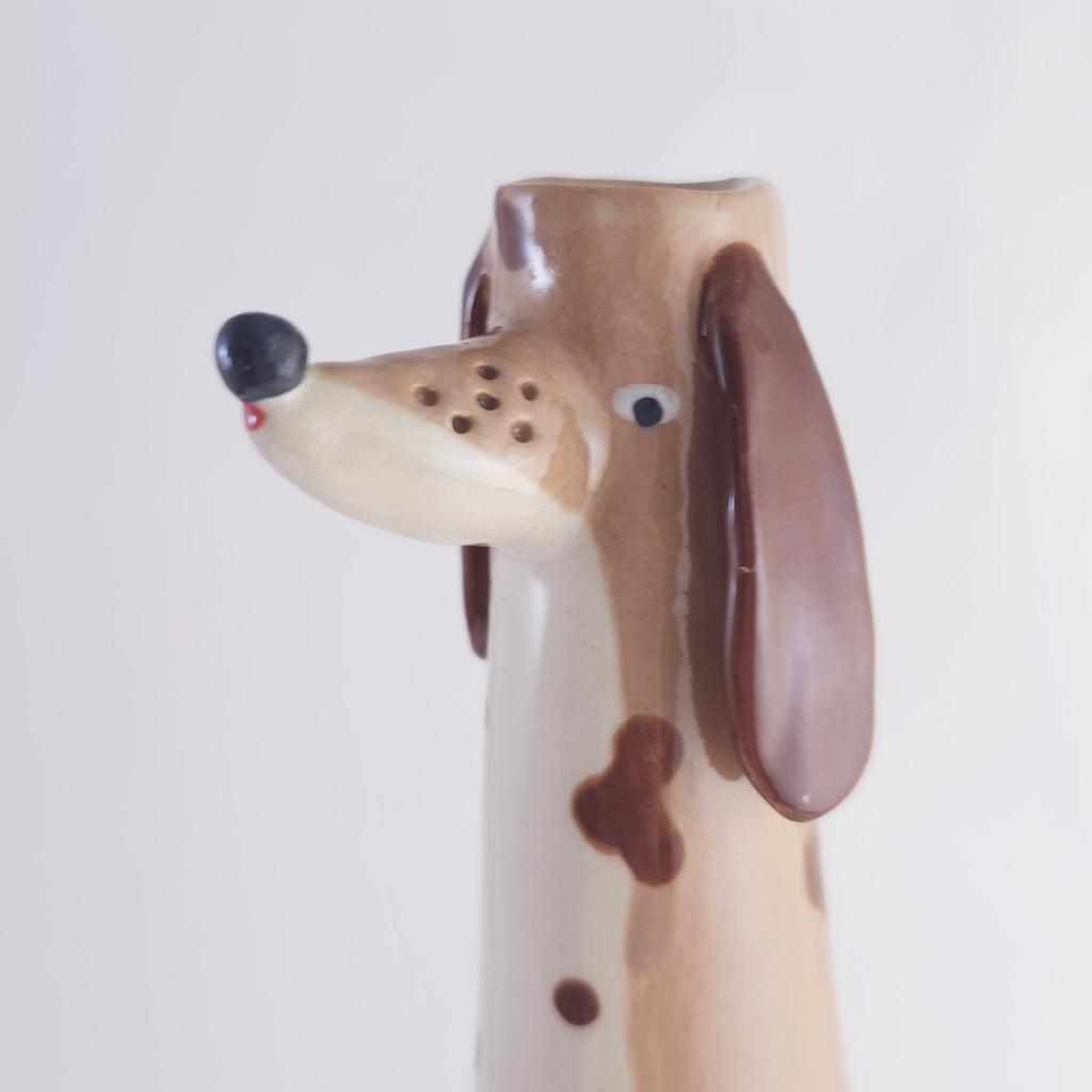 Oakley the very tall Pup Vase