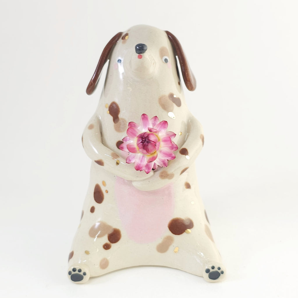 Golden Dots Collection: Lucky the Pup Sculpture