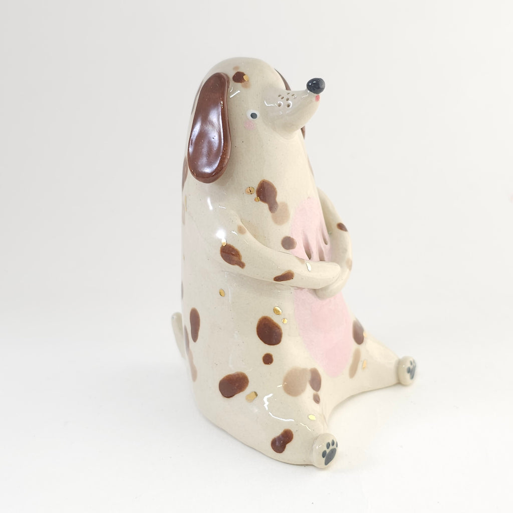 Golden Dots Collection: Lucky the Pup Sculpture