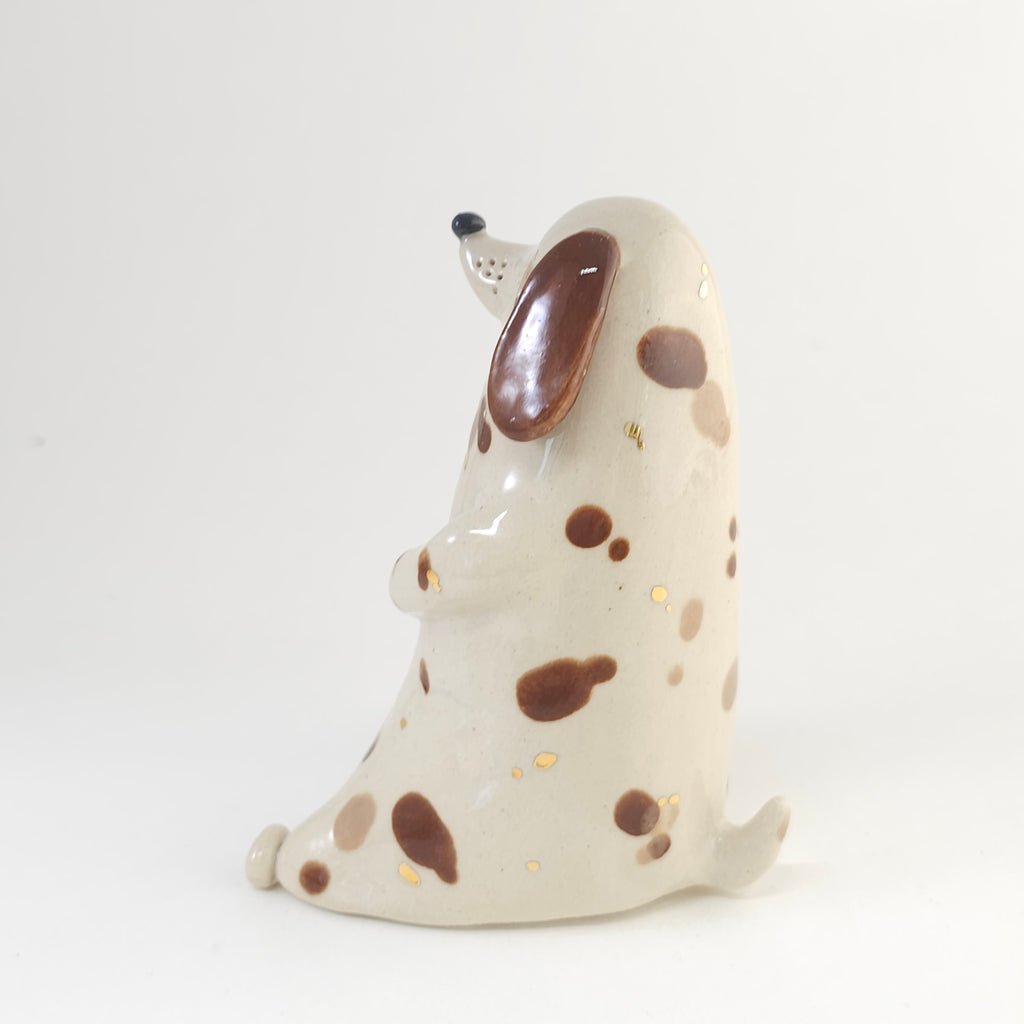 Golden Dots Collection: Lucky the Pup Sculpture