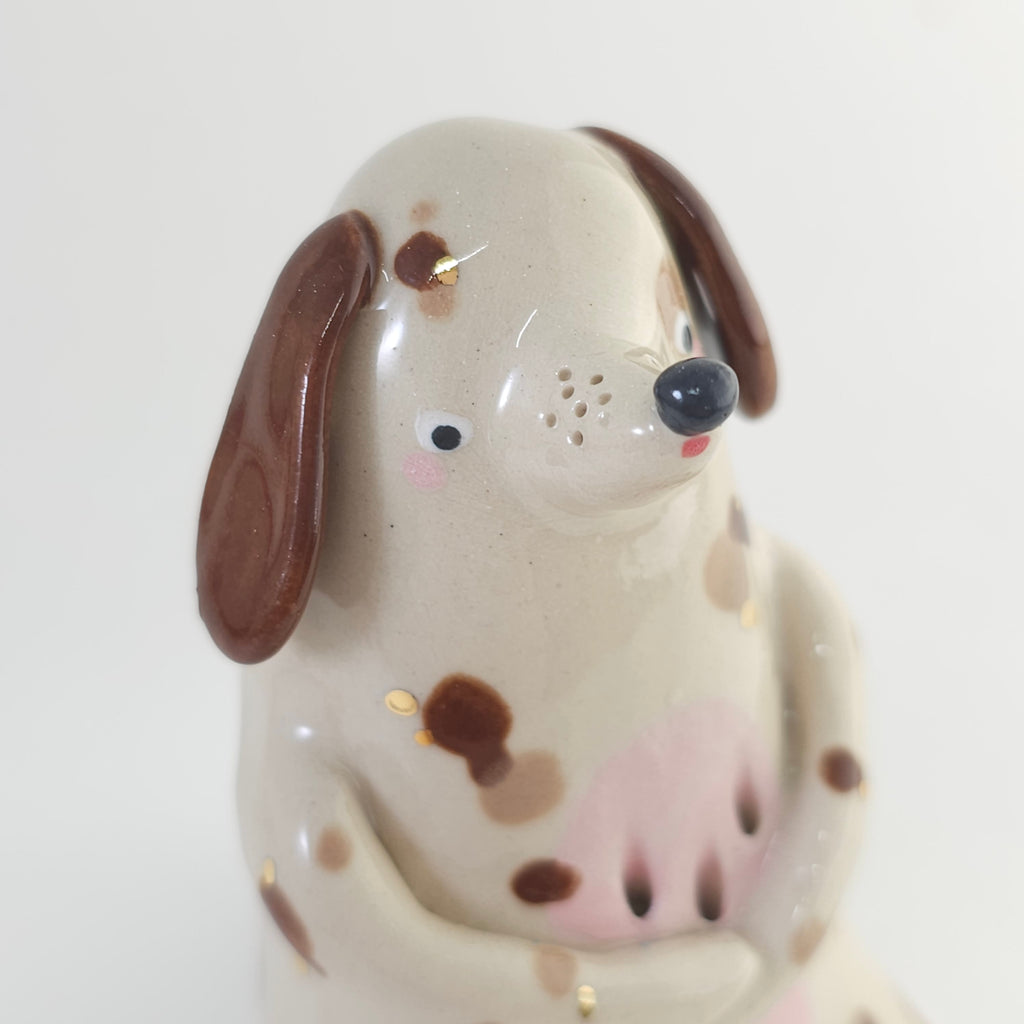 Golden Dots Collection: Lucky the Pup Sculpture