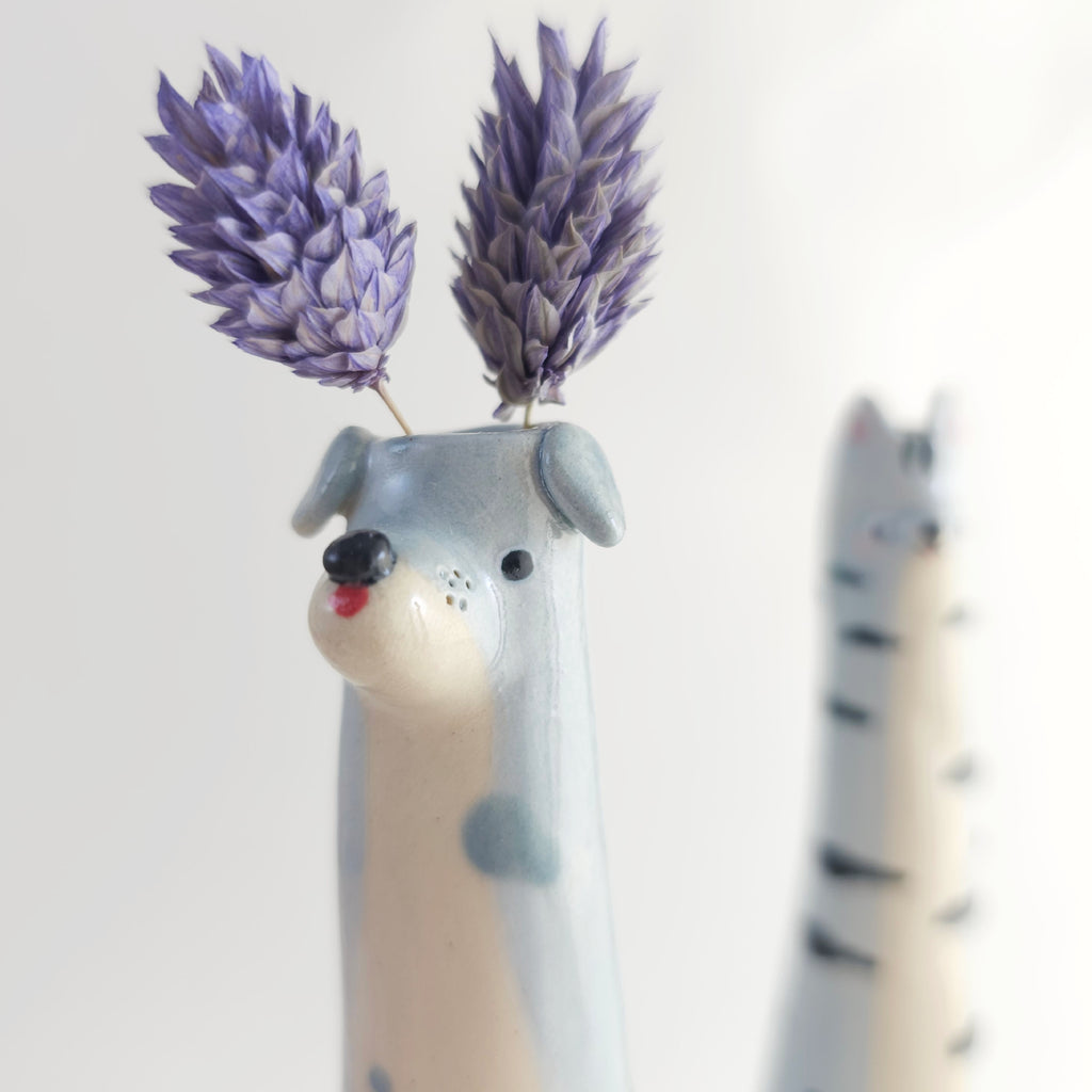 Cookie the Weirdo Pup Vase