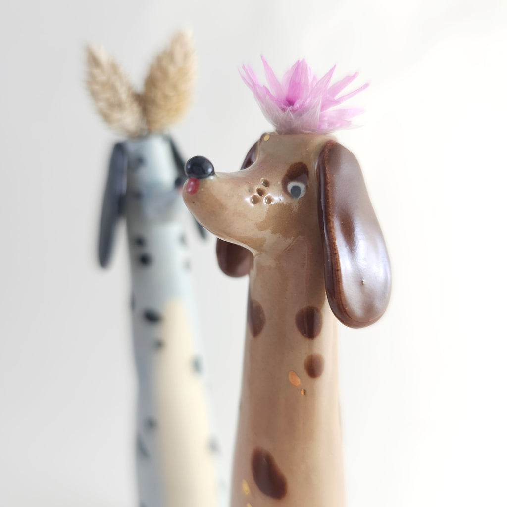 Golden Dote Collection: Chip the Weirdo Pup Vase