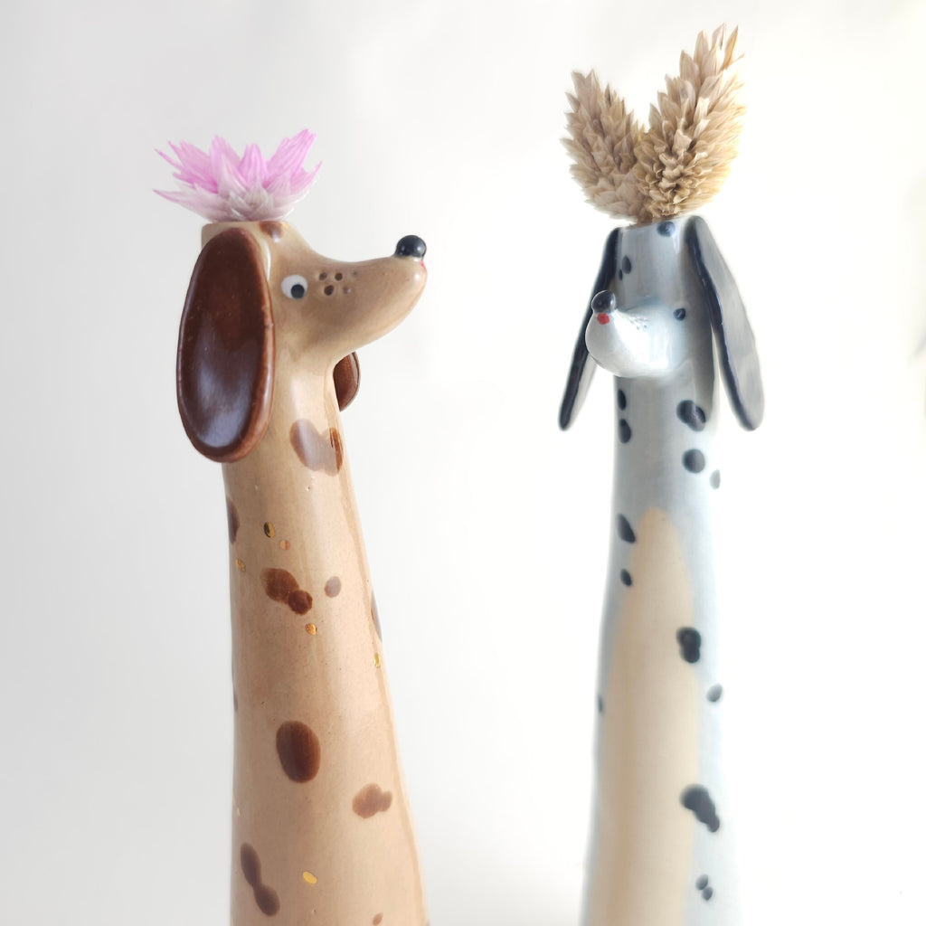 Golden Dote Collection: Chip the Weirdo Pup Vase