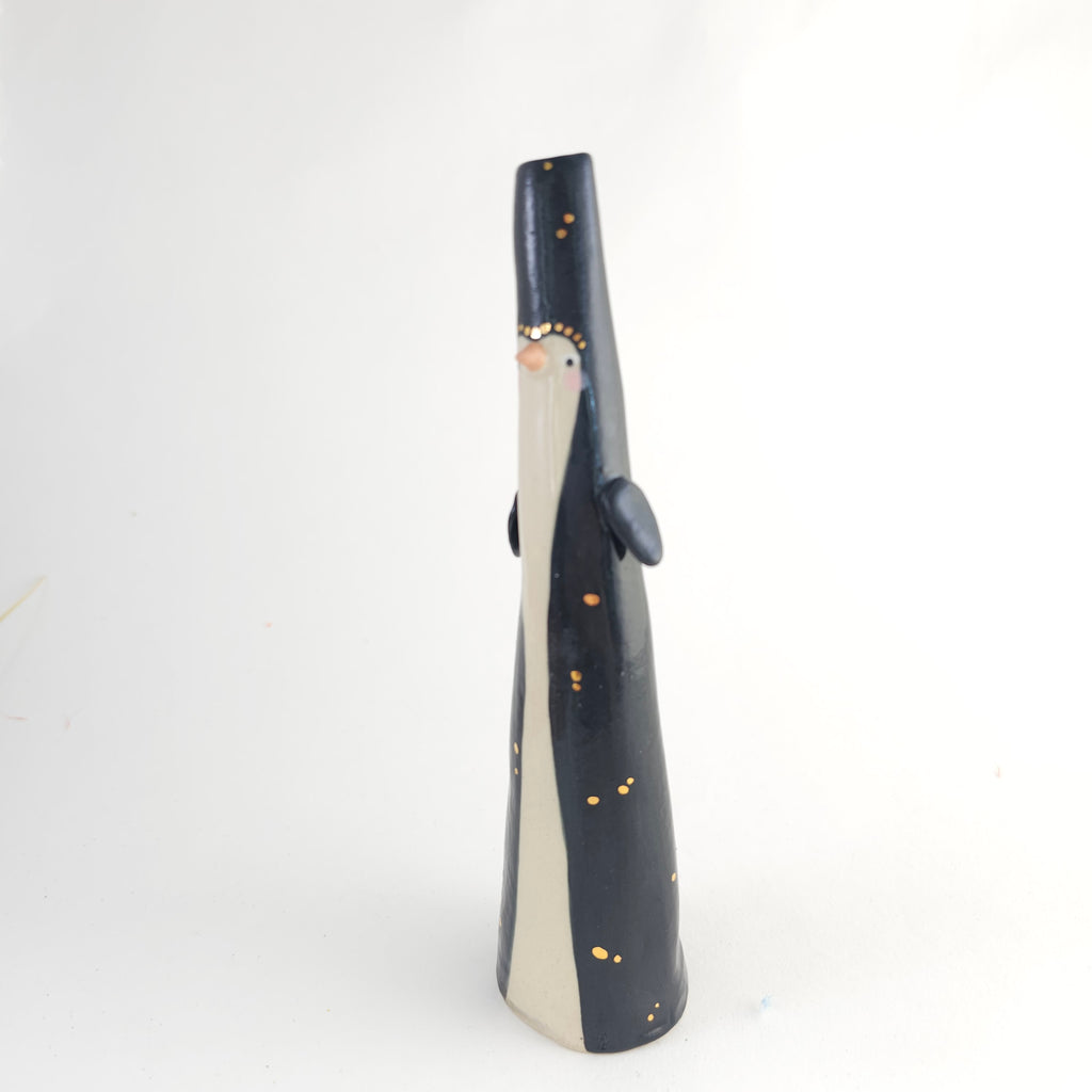 Golden Dots Collection: Pippin the Weirdo Penguin Vase