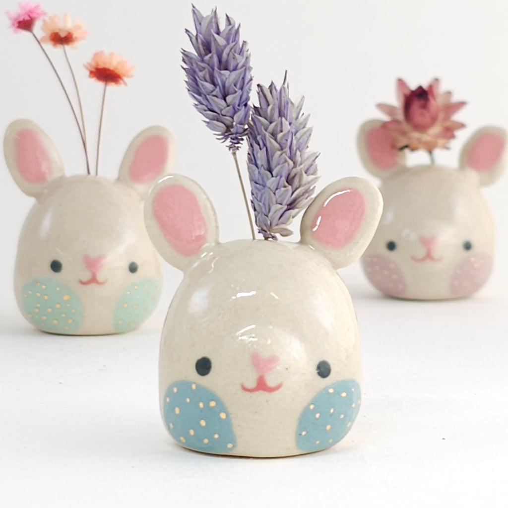 Flower Bunnies (100% handmade)