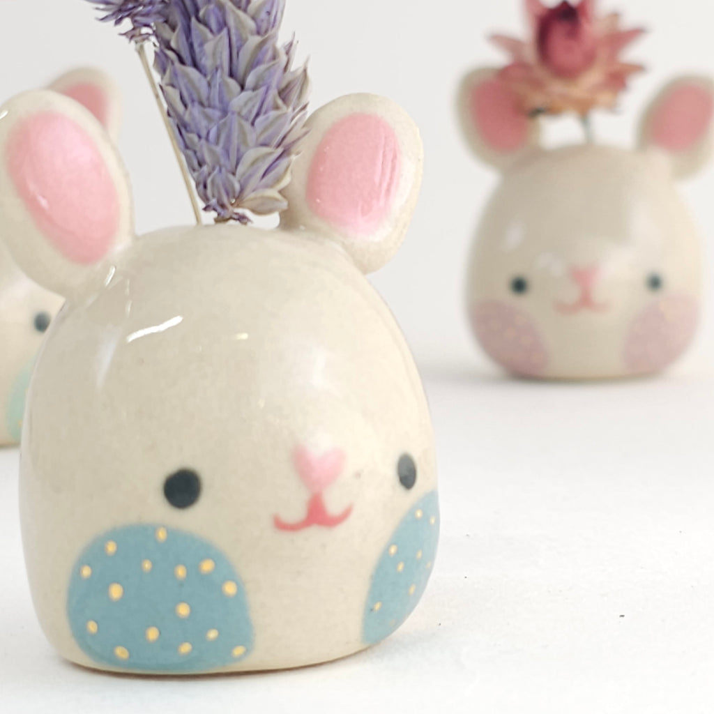 Flower Bunnies (100% handmade)