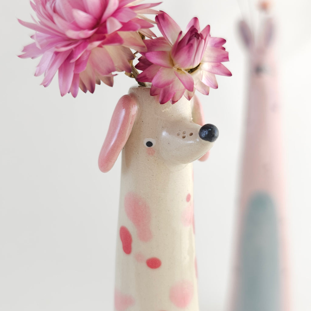 Heidi the Wonky Pup Vase