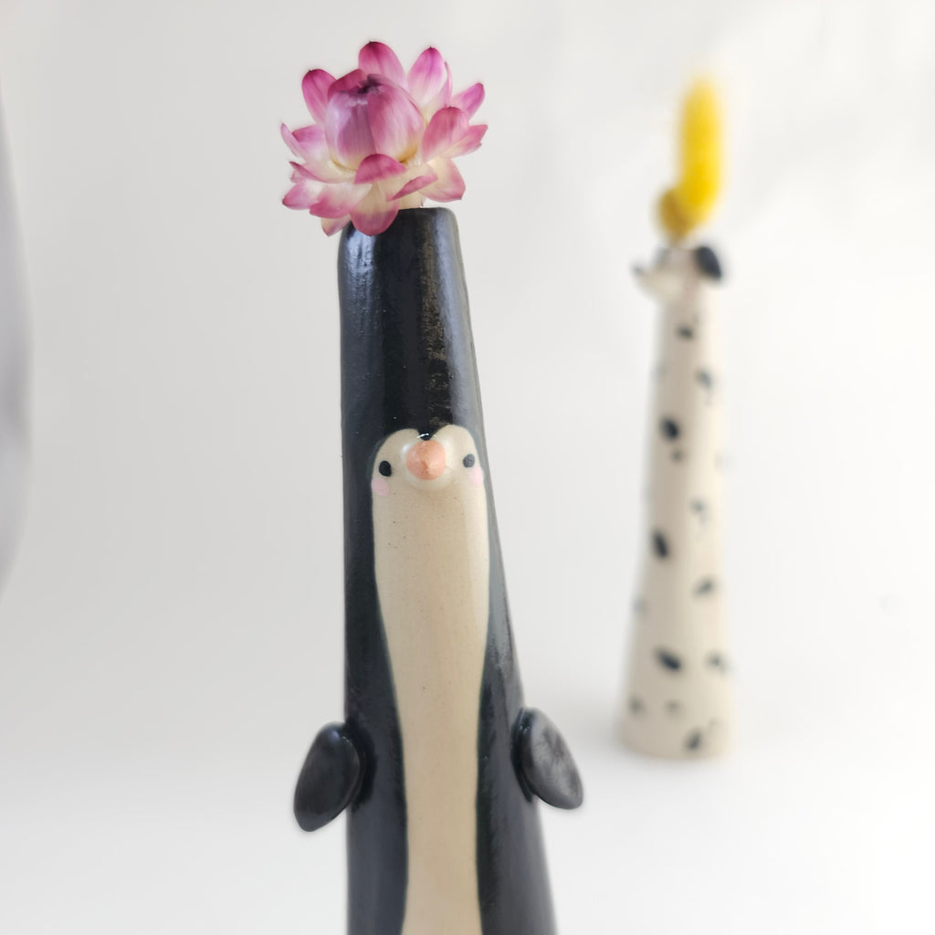 Pip the Wonky Penguin Vase