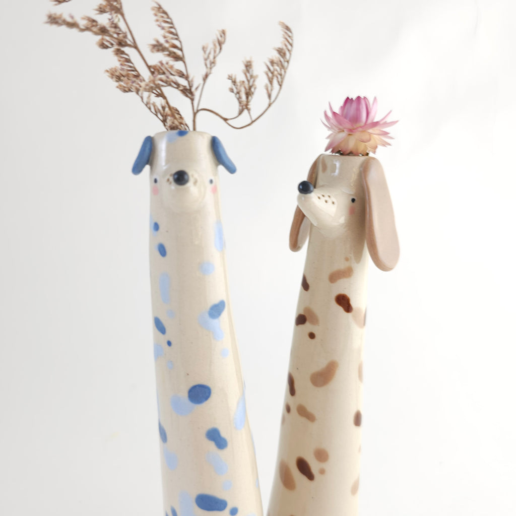 Jolie the Wonky Pup Vase