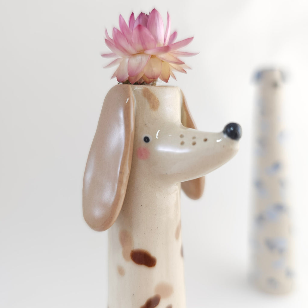 Jolie the Wonky Pup Vase