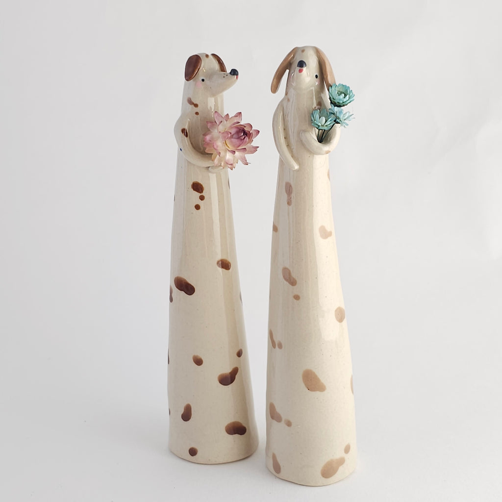 Jessie the Wonky Pup Vase
