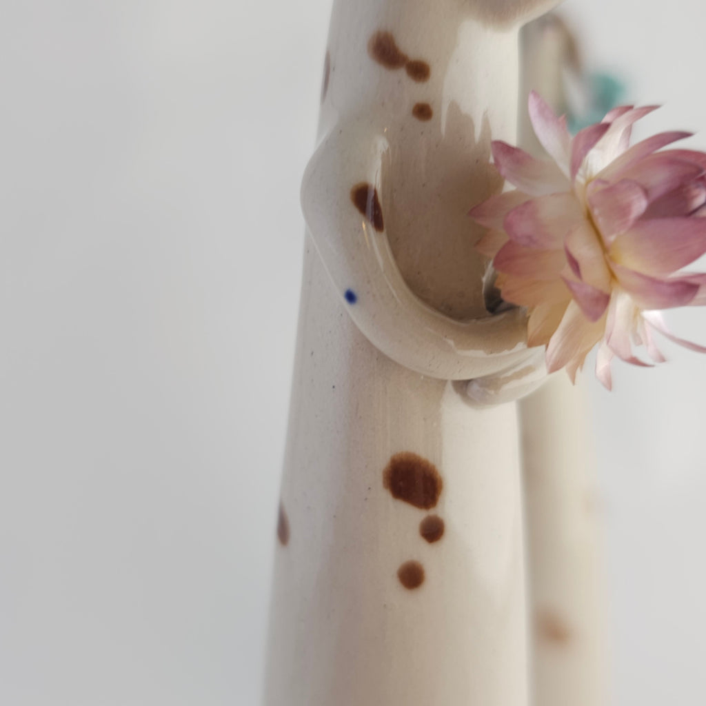 Jessie the Wonky Pup Vase