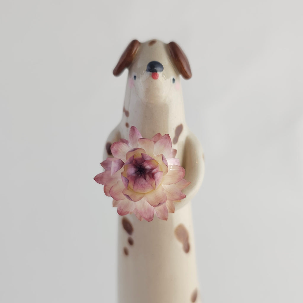 Jessie the Wonky Pup Vase