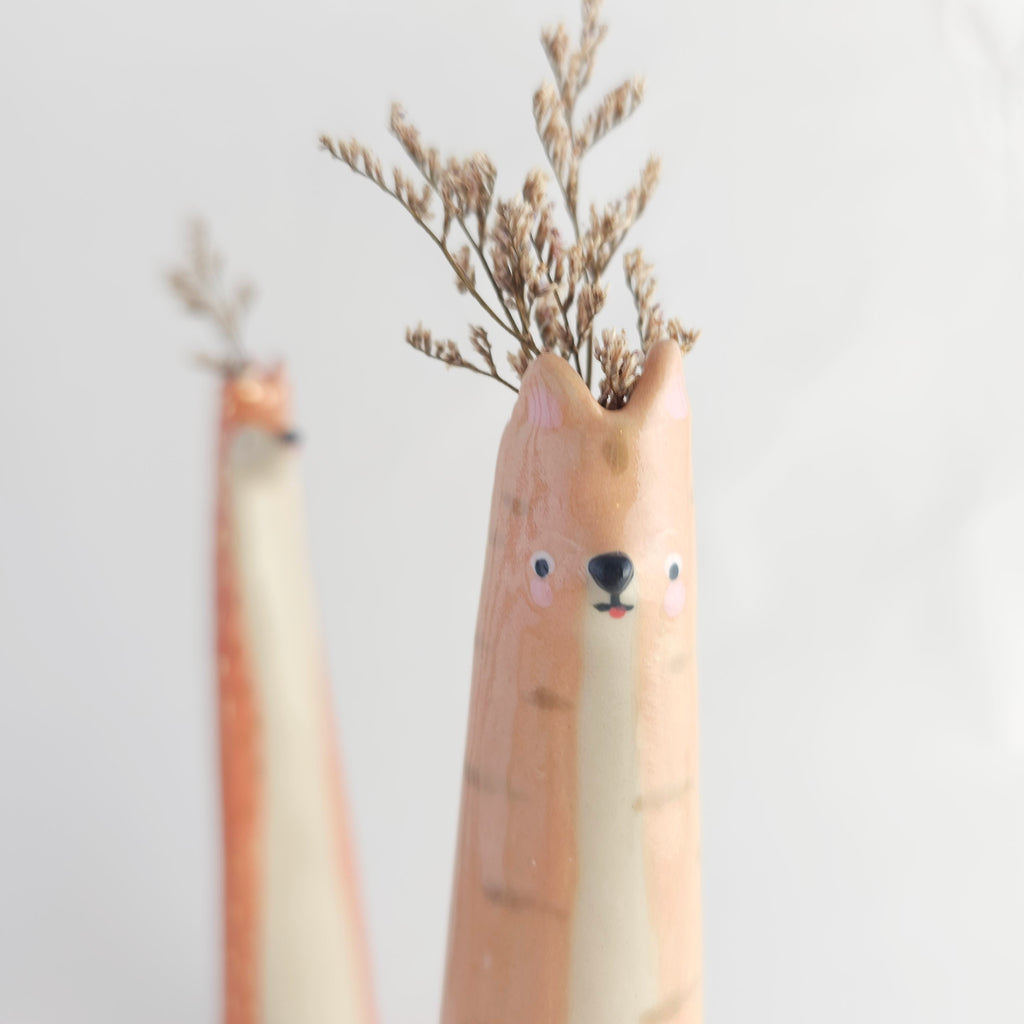 Fudge the Wonky Kitty Vase