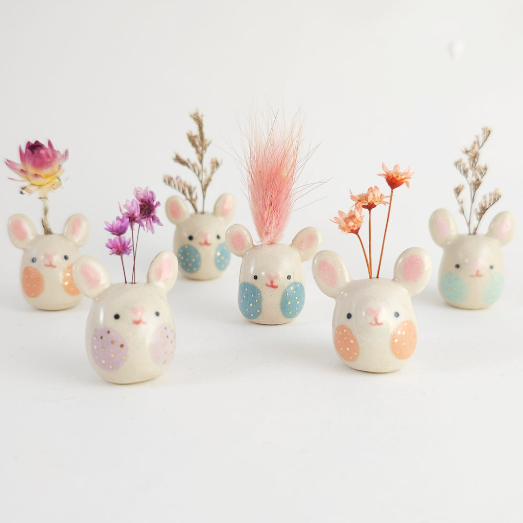 Mini Flower Bunny (4 colors available)