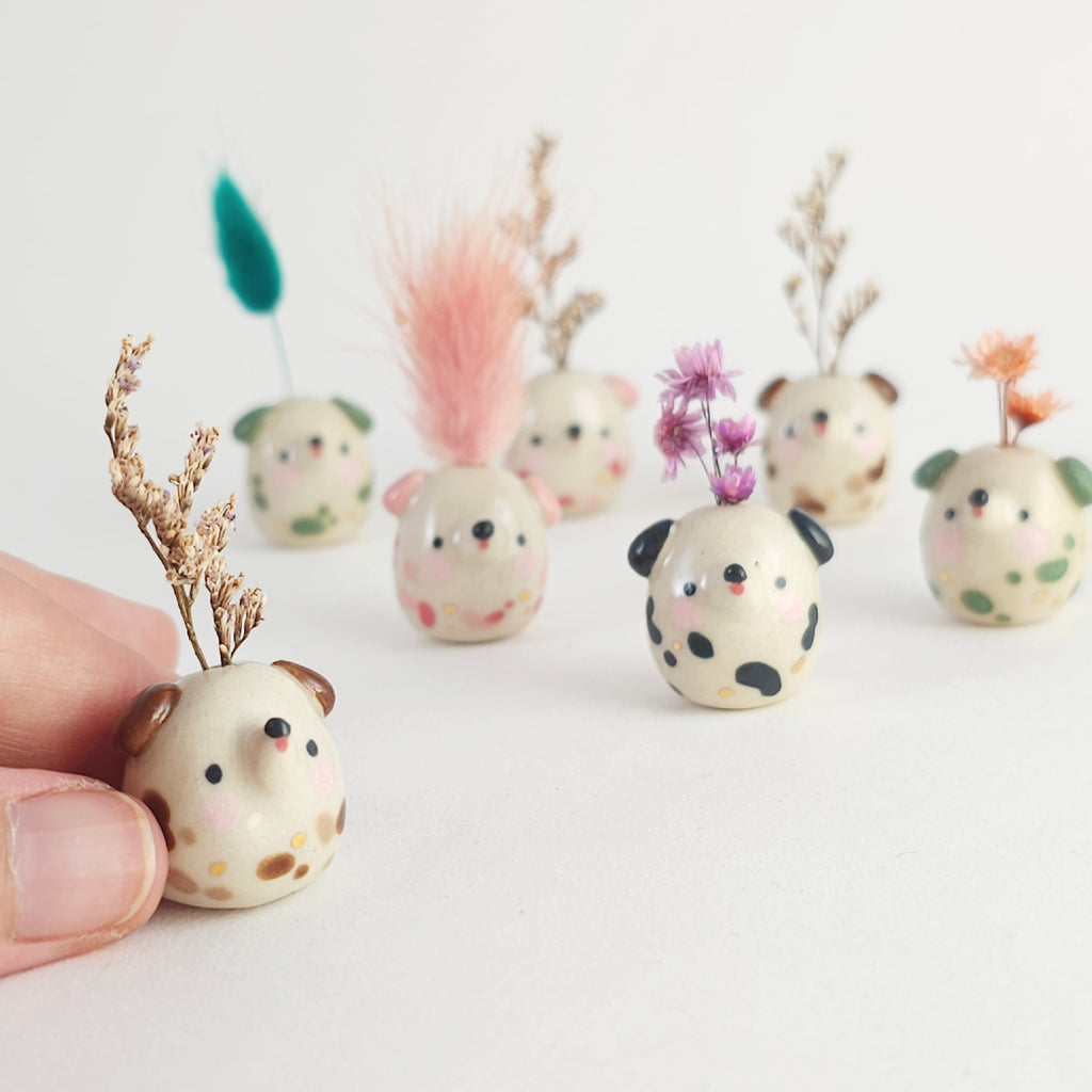 Mini Flower Pup (4 colors available)