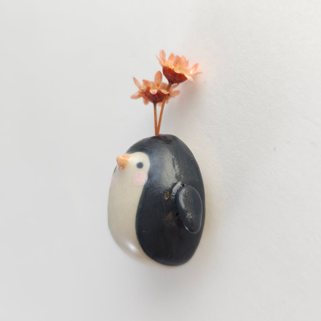 Flower Penguin Magnet