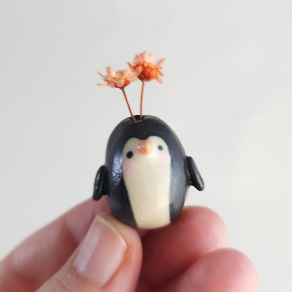 Flower Penguin Magnet