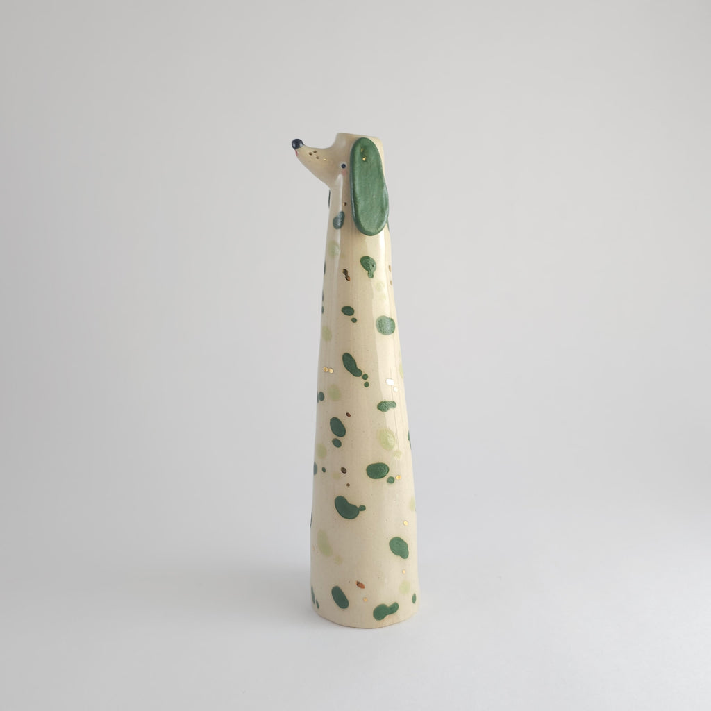Golden Dots Collection: Roger the Wonky Pup Vase