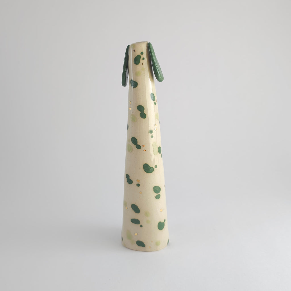Golden Dots Collection: Roger the Wonky Pup Vase
