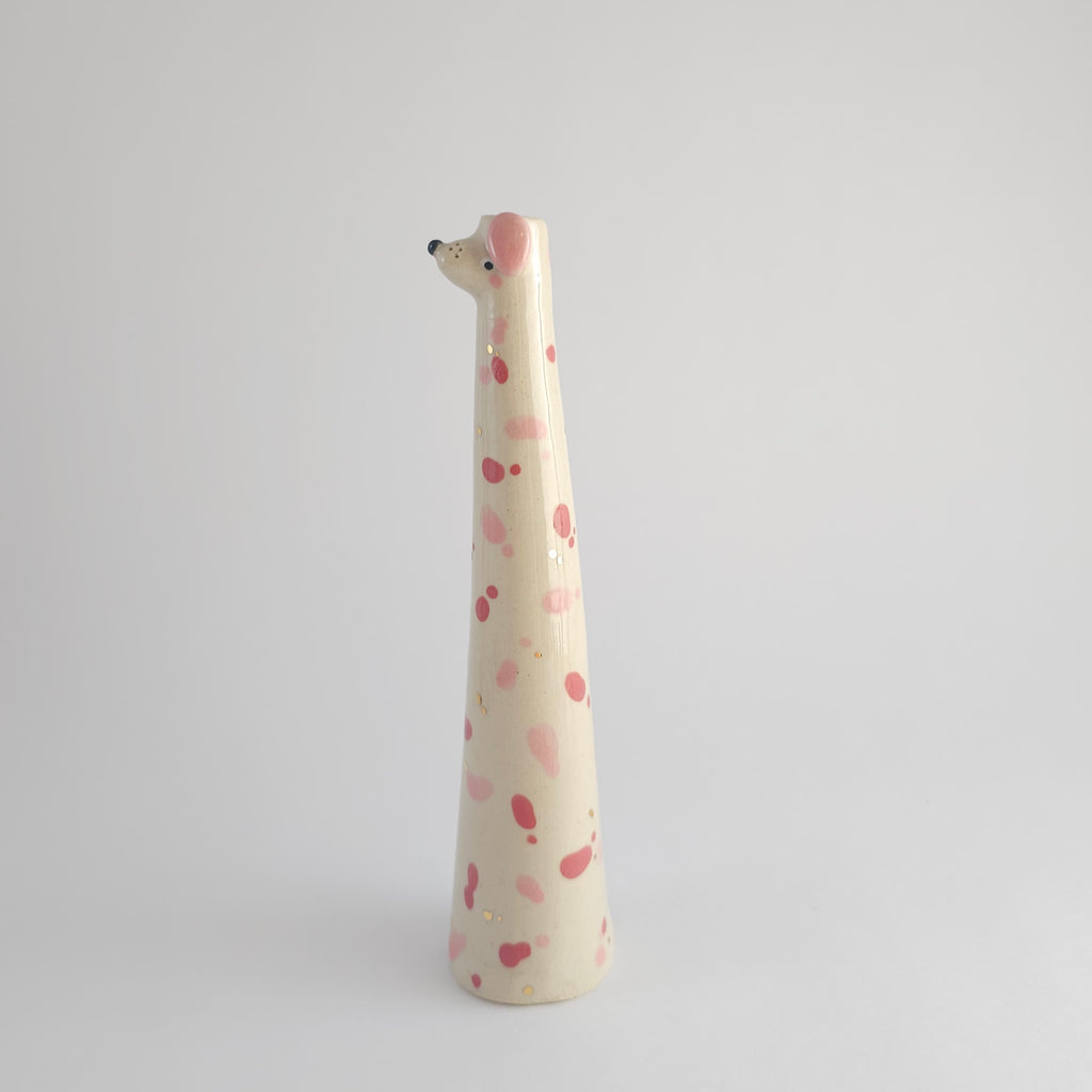 Golden Dots Collection: Sandy the Wonky Pup Vase
