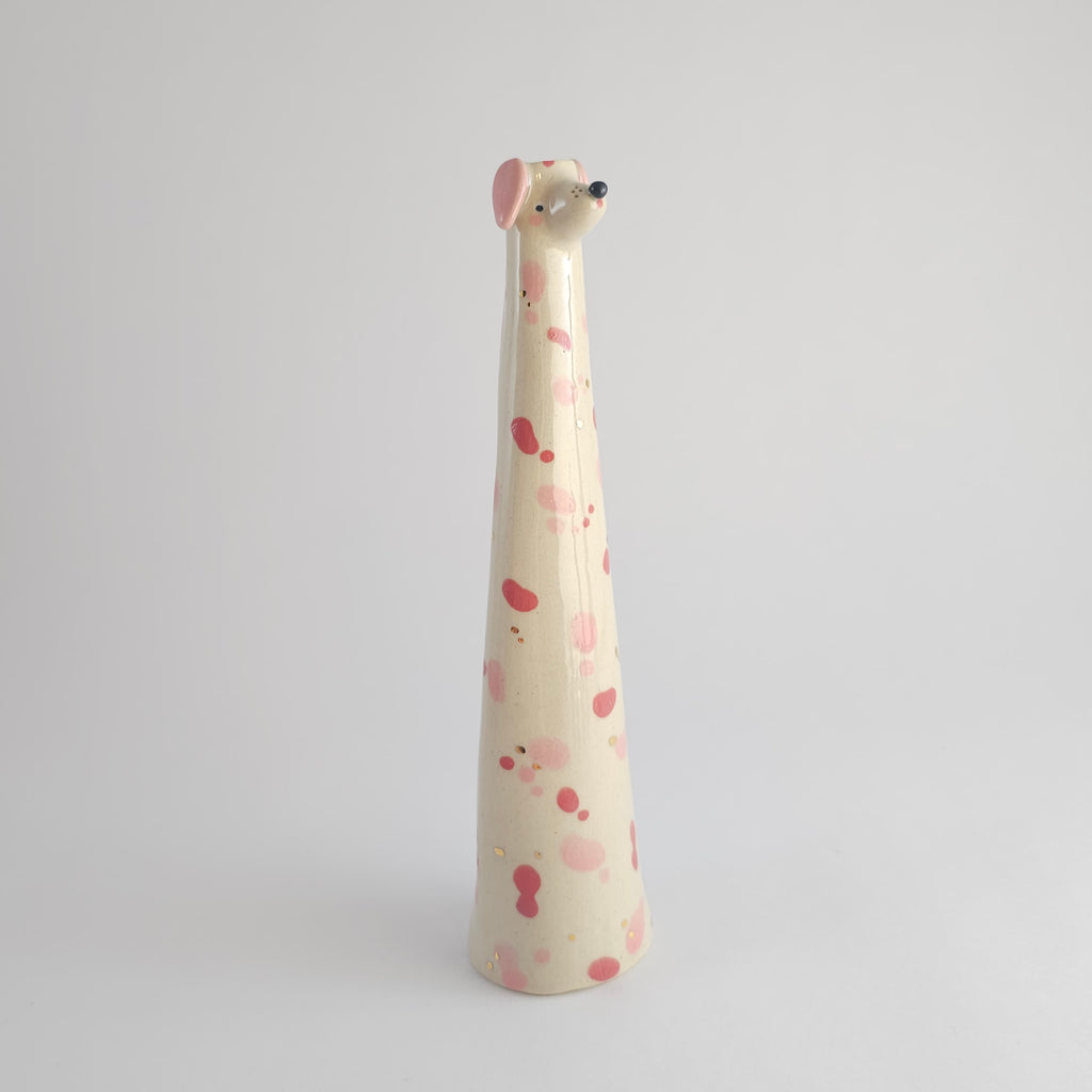 Golden Dots Collection: Sandy the Wonky Pup Vase